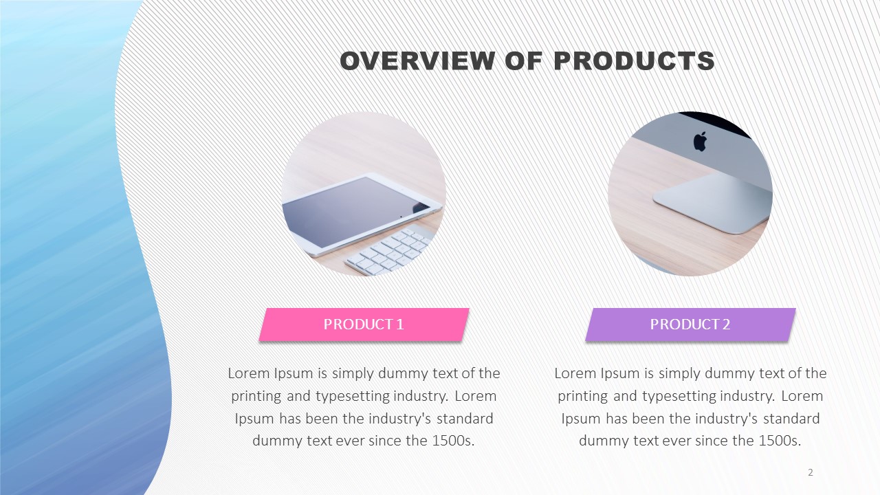 Product Comparison PowerPoint Template - Slides Library